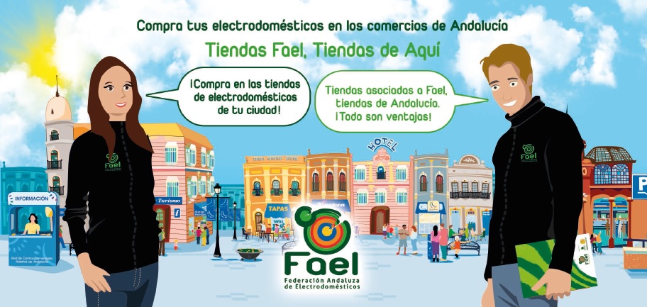 flayer tiendas FAEL