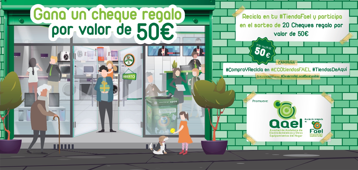 Resultado Sorteo 20 cheques-regalo por valor de 50 € a consumir en las #ECOtiendasFAEL